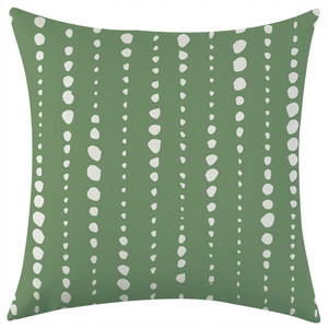Green Leaf Pattern Throw <b>Pillowcase</b> <b>Square</b> Washable Modern Living Room Cushion Cover 45x45cm - Product Image 4