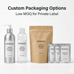 Poudre de shampoing naturelle aux acides aminés OEM ODM, nettoyant capillaire <span class=keywords><strong>sans</strong></span> <span class=keywords><strong>eau</strong></span>, <span class=keywords><strong>sans</strong></span> sulfate, écologique, pour voyage, adapté aux cuirs chevelus sensibles - Product Image 5