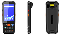 Terminal de données mobile de scanner de codes barres d'Android PDA rocailleux portatif d'IP67 4 pouces pour l'entrepôt