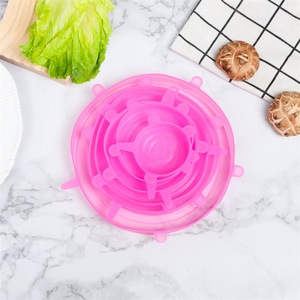 6-Mảnh Đa Chức Năng <span class=keywords><strong>Silicone</strong></span> Tương-Giữ Nắp Bát Đặt PC Chất Liệu Khô Tủ Lạnh Lò Vi Sóng Thực Phẩm Lưu Trữ <span class=keywords><strong>Container</strong></span> - Product Image 5