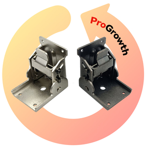 2023 connettore per gambe da scrivania accessori <span class=keywords><strong>Hardware</strong></span> per mobili cerniera pieghevole in metallo tavolo da pranzo cerniere con staffa autobloccante a 90 gradi - Product Image 1