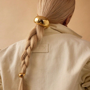 Vente chaude bandes de cheveux élastiques en alliage en forme de U sensation haut de gamme européenne américaine Cool Style chapeaux accessoires queue de cheval attachée