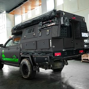 Caravana Ligera de Aluminio 4x4 de Tamaño Mediano y Tienda de Campaña Emergente para Camioneta para Viajes Todoterreno - Product Image 3