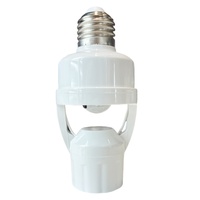 Portalámparas Inteligente Ajustable E27 con Sensor de Movimiento PIR, Encendido/Apagado Automático, AC110V/220V, Código de Inserción de Tornillo para Hogar u Oficina