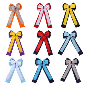 1 Pieza de Lazo para el Cabello Estilo Preppy con Cinta para Uniforme Escolar, Pinza para el Cabello con Lazo Versátil de Primera Calidad, Accesorios para el Cabello para el Regreso a Clases - Product Image 1