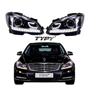 ชุดไฟหน้า LED TYPY 12V สำหรับรถเบนซ์ C-Class W204 ปี 2011-2014, อัพเกรดจากหลอดฮาโลเจน 6000K เป็นซีนอน อะไหล่ไฟหน้ารถยนต์ - Product Image 1