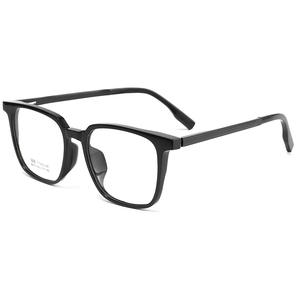 แว่นตาสำหรับ<span class=keywords><strong>ผู้ชาย</strong></span>กรอบใหญ่สีเทาใส TR90คุณภาพสูงกรอบสี่เหลี่ยมน้ำหนักเบาพิเศษแบบเกาหลีทันสมัยไม่แต่งหน้ามหัศจรรย์ - Product Image 5