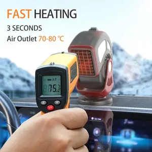 R805 12V 24V 150W Fast Heating Defrost Defogger Car Windshield Car Heater Fan Electronic Heater For Car