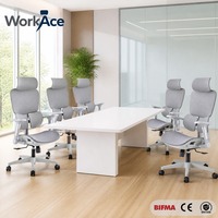 Chaise de bureau exécutive ergonomique moderne et confortable, design extensible, hauteur réglable, pivotante, pour chambre à coucher