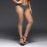 Collants sexy en résille, fins, respirants et à séchage rapide pour femme, couleur unie, blancs, pour soirée