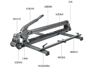 Coupe-Carreaux et <span class=keywords><strong>Verre</strong></span> Céramique Manuel Industriel <span class=keywords><strong>de</strong></span> Haute Précision, Positionnement Laser Infrarouge avec Couteau Poussoir pour Grandes Plaques, Outils à Main - Product Image 6