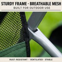 Chaise de camping en fer avec auvent, chaise de plage portable d'extérieur, chaise de pêche respirante, pliable, design moderne, protection solaire