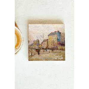 Ensemble de dessous-de-verre en pierre unique de la série Vincent Van Gogh, vaisselle - Product Image 1