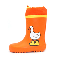Bottes de pluie pour enfants en caoutchouc naturel confortables avec cordon de serrage, motif personnalisé, vente en gros d'usine, pour activités de plein air en saison des pluies