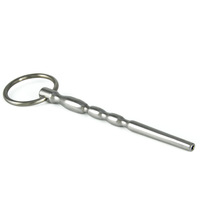 Plug urétral en métal, acier inoxydable, tige d'insertion œil-de-cheval, masseur stimulant l'orgasme, dilatateur de gland, masturbation masculine, adulte