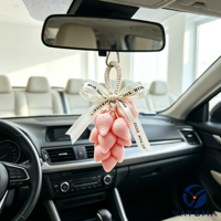 Savon à la fraise sur corde, barre artisanale, décoration de bain en forme, cadeaux parfumés pour fêtes |   Savon artisanal en forme de fruits suspendus - 15 pièces