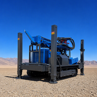Machine de forage de puits d'eau avec moteur diesel, profondeur de forage de 300 m, équipement de forage de puits d'eau avec pompe à boue