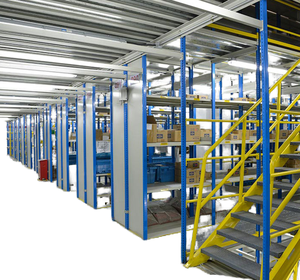 Magazijn Mezzanine Vloer Stalen Opslag Multi-Level Industriële Rack Met Lift En Ral Color Systeem Instelbaar - Product Image 2