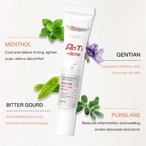 Crema de Tratamiento para el Acné, Espinillas, Manchas Oscuras y Cicatrices Beauty Host, Fuerte y Efectiva, Control de Grasa Orgánico, Calmante, Reparadora y Nutritiva - Product Image 6
