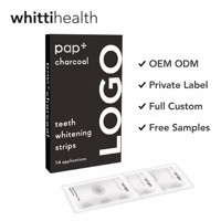 Hot Selling 7/14/21 Pcs Remove Tooth Stains Oral Refreshing Charcoal Teeth Whitening Black Strips for Home Use OEM