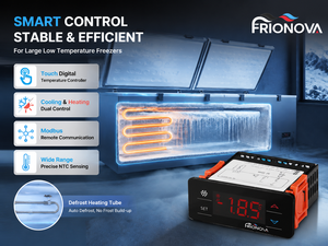 Thermostat numérique Frionova Nova Series Modbus TTL pour refroidissement et chauffage, pièces de réfrigération HVAC, 110V/220V 30A, relais, 1 an de garantie - Product Image 1