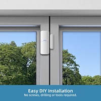 Système d'alarme domestique sans fil AGSHOME Kit de 7 pièces DIY Sécurité des portes avec matériau ABS Alertes intelligentes par application