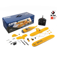 Wltoys A300 Beech D17S RC Biplan 3D 6G en mousse EPP, planeur électrique radiocommandé 2.4G avec moteur brushless, avion RTF, jouet cadeau