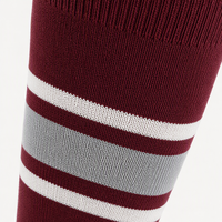 Chaussettes de baseball personnalisées OEM ODM, chaussettes montantes pour hommes et femmes, chaussettes de sport rayées pour équipes, vente en gros
