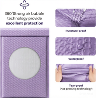 Offre Spéciale 2 Mil Coloré Poly Bubble Mailers Rembourré Enveloppe À Bulles pour Antichoc Livraison Sacs D'expédition pour Vêtements Chaussettes Chaussures