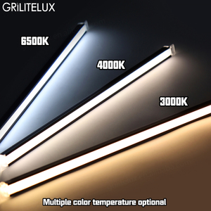 Profilé LED en aluminium sans soudure 120 LED/m 130 LED/m DC12V 3000K/4000K/6500K pour éclairage LED de meuble - Product Image 5