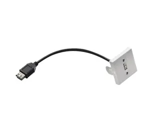 Kunden spezifische Größe 45*45mm Länge 20cm USB 2.0 A-Buchse zu A-Buchse Frontplatte Wand halterung Verlängerung kabel