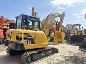 Used KOMATSU PC56-7 PC56-8 Hydraulic Crawler Excavator 5 Ton Mini Digger <b>Construction</b> <b>Machinery</b> PC56-8 for Sale - Product Image 5