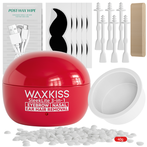 Kit Cera Certificato CE FCC, Nuovo Arrivo, Prodotto Brevettato, Mini Kit Cera per Uomo e Donna, Rimozione Peli Sopracciglia, Naso, Orecchie, <span class=keywords><strong>Viso</strong></span>, per Viaggi e Casa - Product Image 1