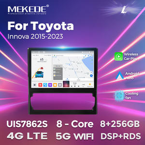 شاشة لمس ليد للسيارة بنظام أندرويد MEKEDE qplay شاشة تعمل باللمس 8 أنوية واي فاي لتويوتا إنوفا-4G LTE 8 + G - Product Image 6