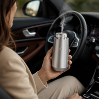 Diffuseur de parfum de voiture Smart Home Matériau en aluminium contrôlé par APP avec diffuseur d'arôme de parfum de lumière colorée ambiante