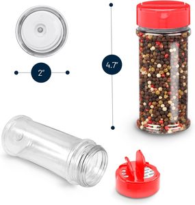 Wholesale 2oz Eco-Friendly BPA Free Plastic PET Empty Small <b>Spice</b> <b>Jars</b> Packaging Bottle - Product Image 2