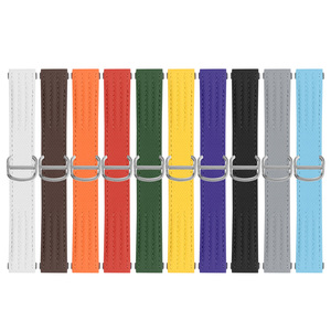 Bracelet de montre en caoutchouc FKM à motif de toile de voile compatible avec l'adaptateur à dégagement rapide Carter Roadste, bracelet de montre en 19 mm 20 mm - Product Image 6