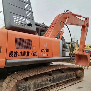 HITACHI รถขุดตีนตะขาบ ZX210-3G ไฮดรอลิก21T ZX210ขุดมือสองรถขุดในฟาร์มขนาดใหญ่ - Product Image 4