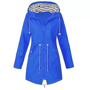 Manteau long décontracté d'extérieur pour femme, respirant, à fermeture éclair, pour l'automne et l'hiver, idéal pour l'alpinisme et le commerce transfrontalier - Product Image 5
