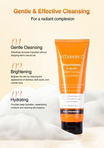 Vente en gros hommes femmes VE VC vitamine C produits de soin de la peau blanchissants <span class=keywords><strong>nettoyant</strong></span> pour le <span class=keywords><strong>visage</strong></span> <span class=keywords><strong>nettoyant</strong></span> pour le <span class=keywords><strong>visage</strong></span> - Product Image 2