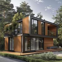 Capsule de camping moderne et luxueuse, maison préfabriquée en acier, capsule spatiale avec système intelligent pour villas