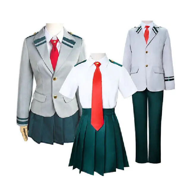 Uniformes escolares personalizados para niñas, uniformes de alta calidad, precio al por mayor