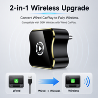 Dongle portable 2 en 1 Type-C USB CarPlay et Android Auto avec récepteur sans fil Plug and Play