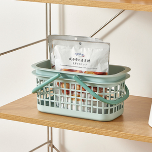 Panier de rangement en plastique PP écologique de bonne qualité pour pique-nique, bain, maison, bureau, petite taille, marque MOMO NATURI, logo personnalisé - Product Image 2