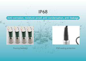 ZHYQ 4-20mA 0-5V 0-10V 출력 잠수형 IP68 정수압식 50mH2O 압력 0.5% 정확도 탱크/우물 수위 센서 - Product Image 3