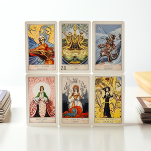 <span class=keywords><strong>Di</strong></span> alta qualità su misura stampabile <span class=keywords><strong>tarocchi</strong></span> carta set <span class=keywords><strong>di</strong></span> <span class=keywords><strong>carte</strong></span> da <span class=keywords><strong>gioco</strong></span> <span class=keywords><strong>di</strong></span> trading stampa giochi <span class=keywords><strong>carte</strong></span> mazzo <span class=keywords><strong>tarocchi</strong></span> <span class=keywords><strong>con</strong></span> guida - Product Image 1