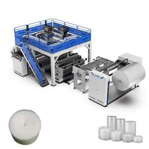 HLGP Hualiang Machinery Factory Direct Sale Plastic 5-7 Layers 500-2500mm Air Bubble Film Making Machine