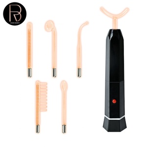 Appareil portable 6 en 1 pour le raffermissement de la peau, l'élimination des rides, le soin des yeux gonflés, baguette faciale haute fréquence - Product Image 1