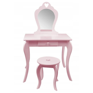 Coiffeuse en bois pour fille, Coiffeuse - Product Image 1