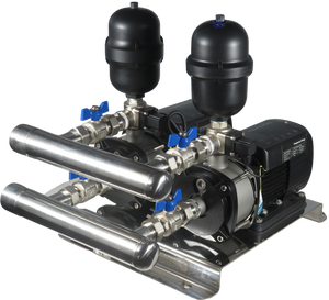 Pompe à eau intelligente à fréquence variable en acier inoxydable à double surpression pour l'alimentation en eau domestique et commerciale à haute pression - Product Image 2